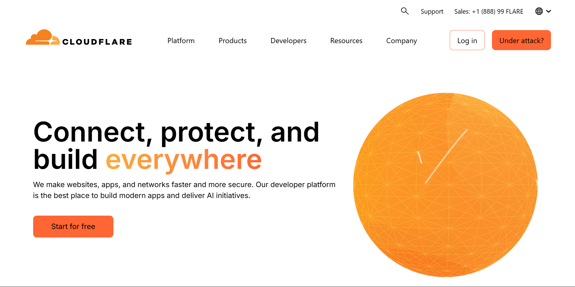 cloudflare login page