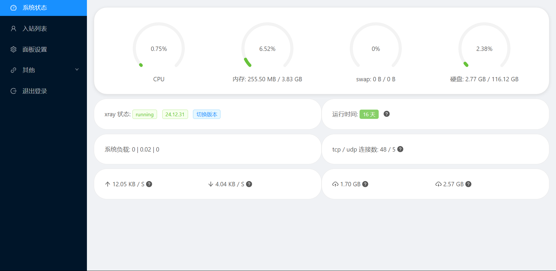 x-ui interface